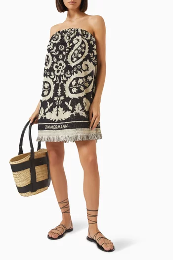 Rhiannon Towel Mini Dress in Cotton Terry