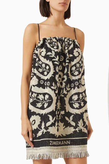 Rhiannon Towel Mini Dress in Cotton Terry