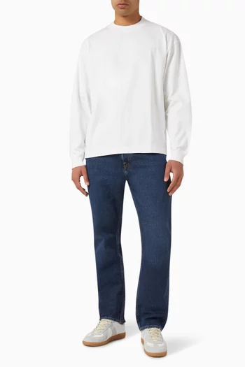 Tube Long-sleeved T-shirt in Cotton Jersey