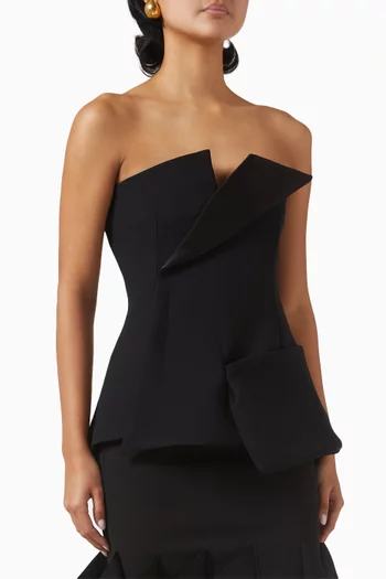 Corset Tuxedo Top
