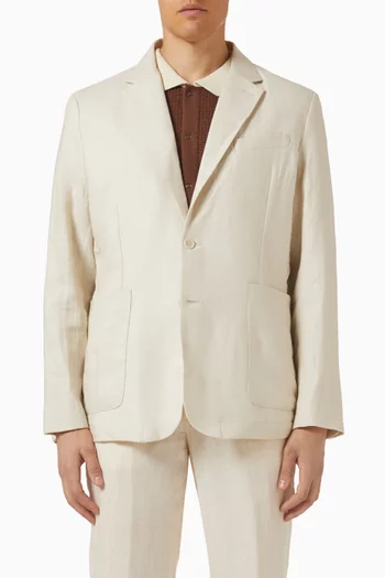 Tailored Blazer in Linen