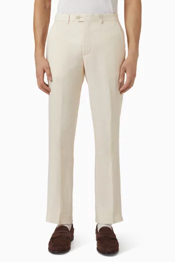 Tailored Pants in Linen