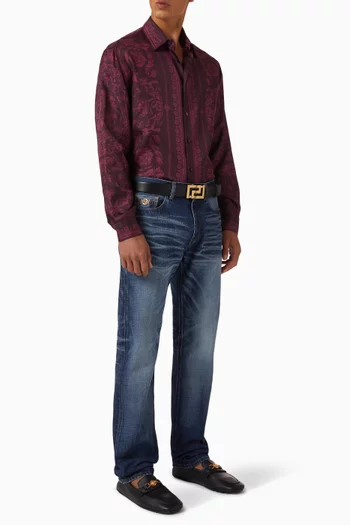 Mid-rise Straight-leg Jeans