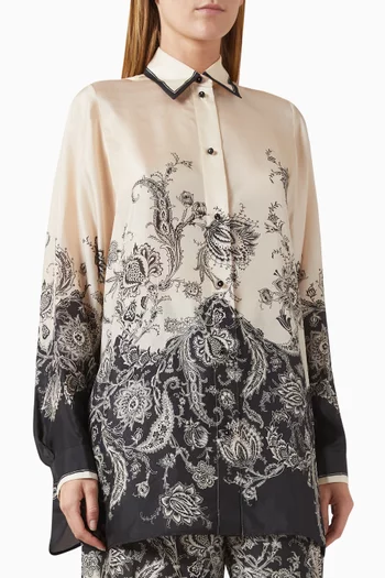 Rhiannon Relaxed-fit Shirt in Silk