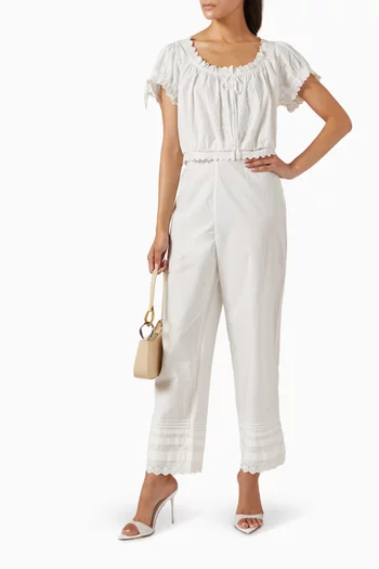 Nera Top in Organic Cotton-poplin