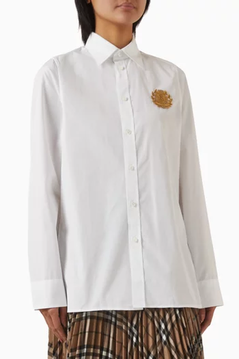 B-crest Shirt in Cotton