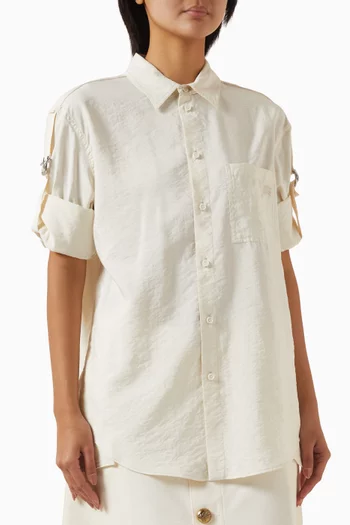 Button-up Shirt in Silk Blend