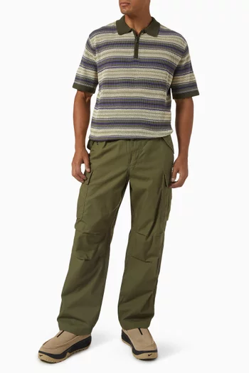 Straight-leg Cargo Pants in Cotton