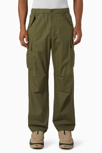 Straight-leg Cargo Pants in Cotton