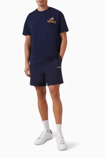 Athletic Shorts in Cotton-blend