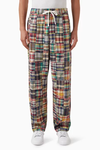 Patchwork Pants in Cotton