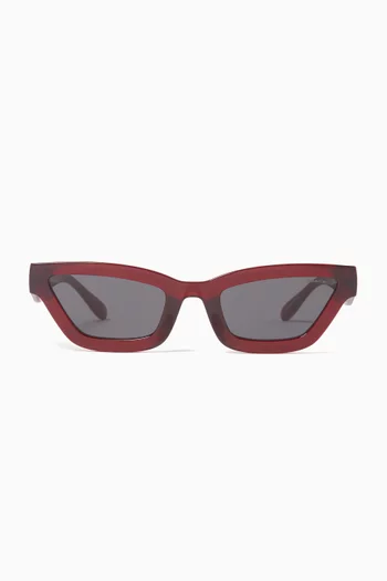 Rectangle Sunglasses in Acetate