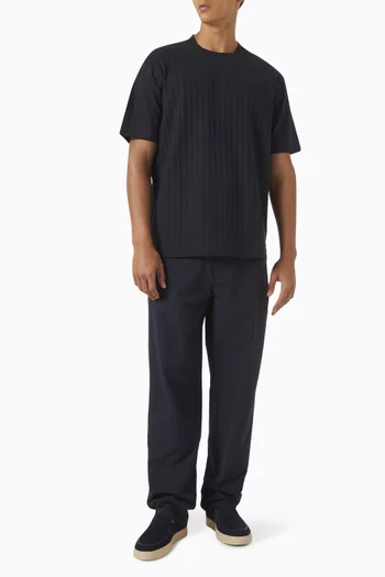 Micro Eagle Logo T-shirt in Jacquard-jersey