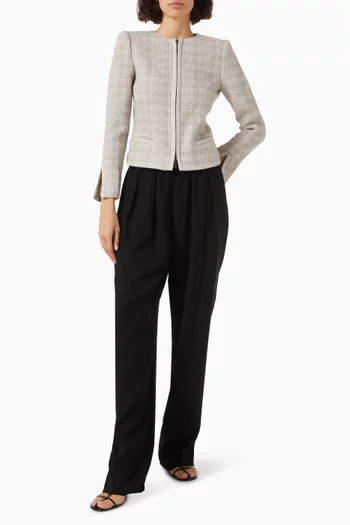 Structured Blazer in Tweed