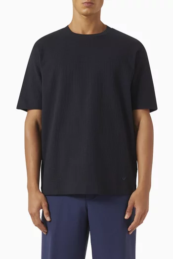 Jacquard T-shirt in Jersey