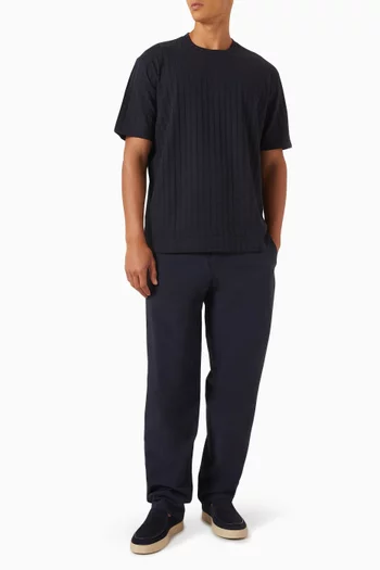 Slim Pants in Seersucker