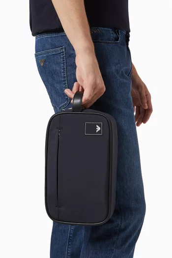 Logo Patch Travel Case
