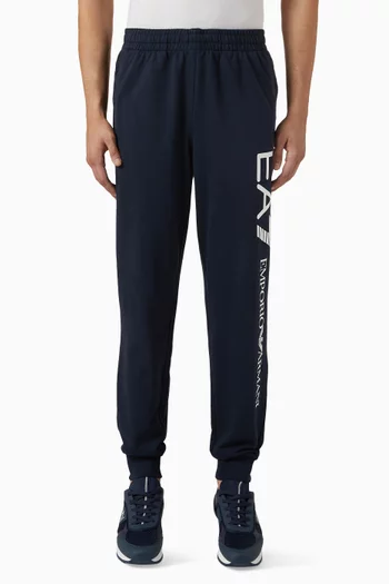EA7 Logo Train Seris Sweatpants in Cotton