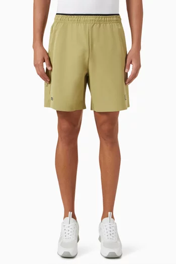 EA7 Logo Shorts in Jersey