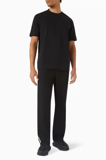 Eagle Logo Jacquard T-shirt in Jersey