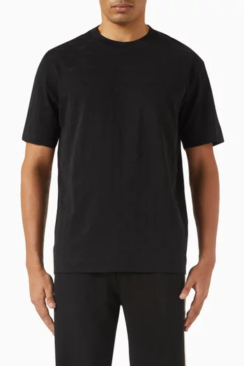 Eagle Logo Jacquard T-shirt in Jersey