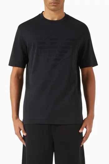 Logo Jacquard T-shirt in Jersey