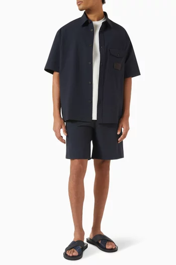 Logo Jacquard T-shirt in Jersey