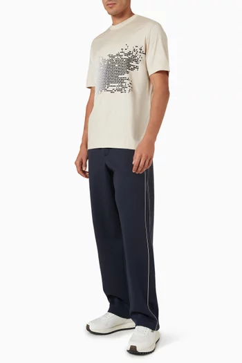 Flocking EA Logo T-shirt in Cotton-jersey