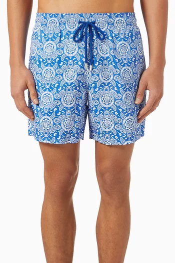 Tribal Turtle Swim Shorts