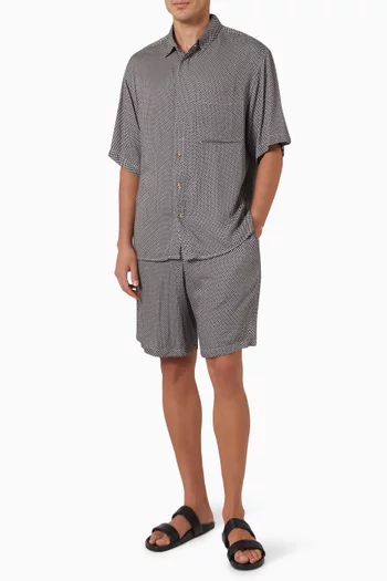 Bermuda Shorts in Viscose
