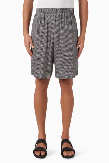 Bermuda Shorts in Viscose