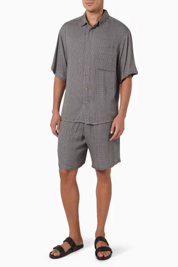 Oversized Shirt in Viscose