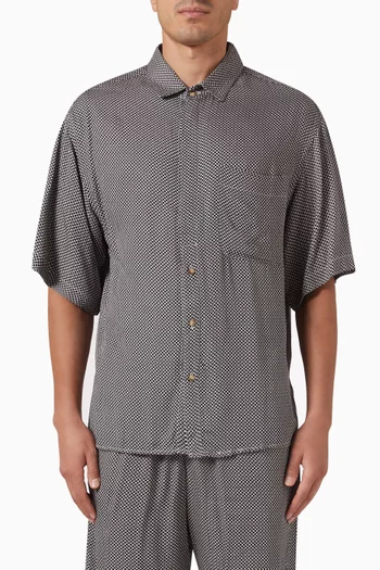 Oversized Shirt in Viscose