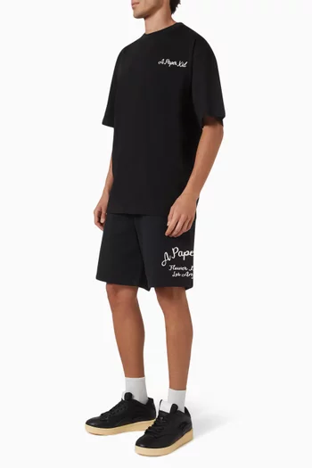 Logo Sweat Shorts in Cotton