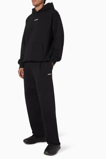 Pleated Sweatpants in Cotton