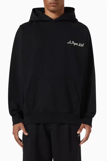 Logo Hoodie in Cotton