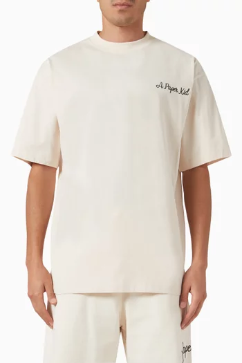 Logo T-shirt in Cotton