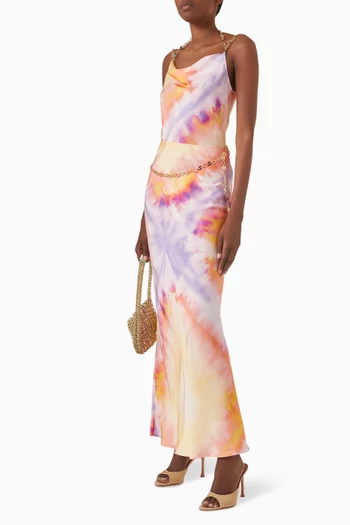 Tie-dye Print Skirt