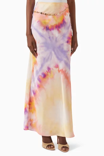 Tie-dye Print Skirt