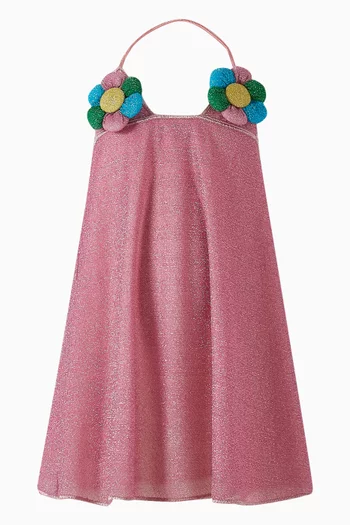 OseMini Lumière Daisy Dress in Glitter Nylon