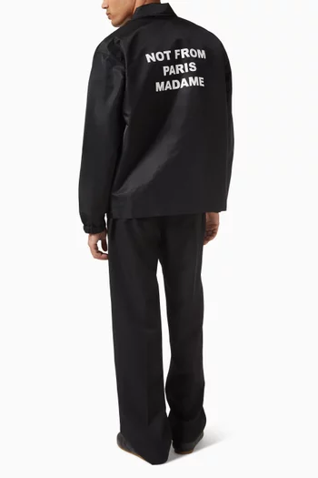 La Veste Slogan in Nylon