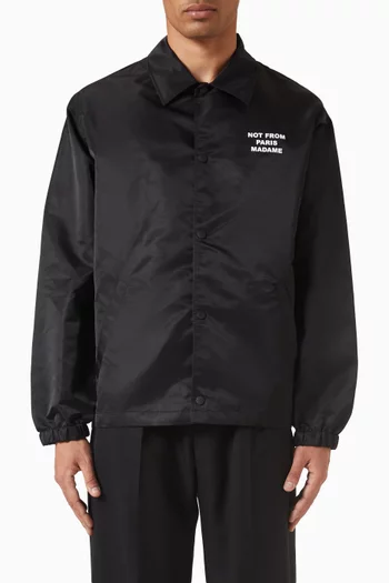 La Veste Slogan in Nylon