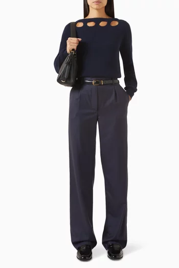 Cut-out Sweater in Knit