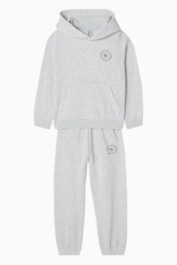 بنطال رياضي بشعار الماركة صوف قطني