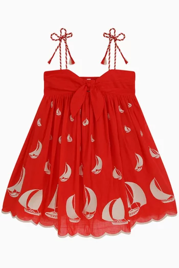 Scarborough Tie Dress in Cotton