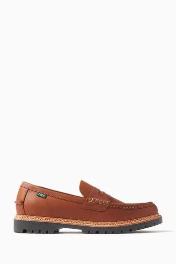 Jett Penny Loafers in Leather
