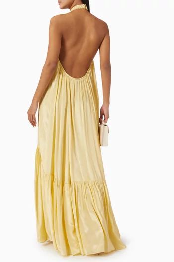 Open-back Maxi Dress