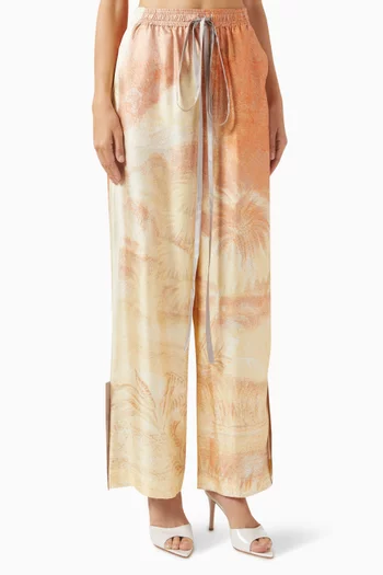 Manuela Relaxed Pants in Silk