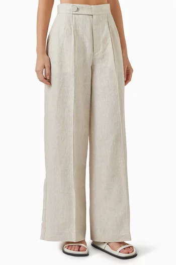 بنطال داريا بقصة ساق واسعة