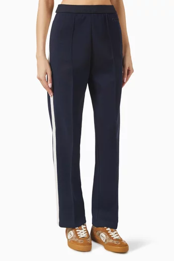 Embroidered-logo pants in Cotton-jersey